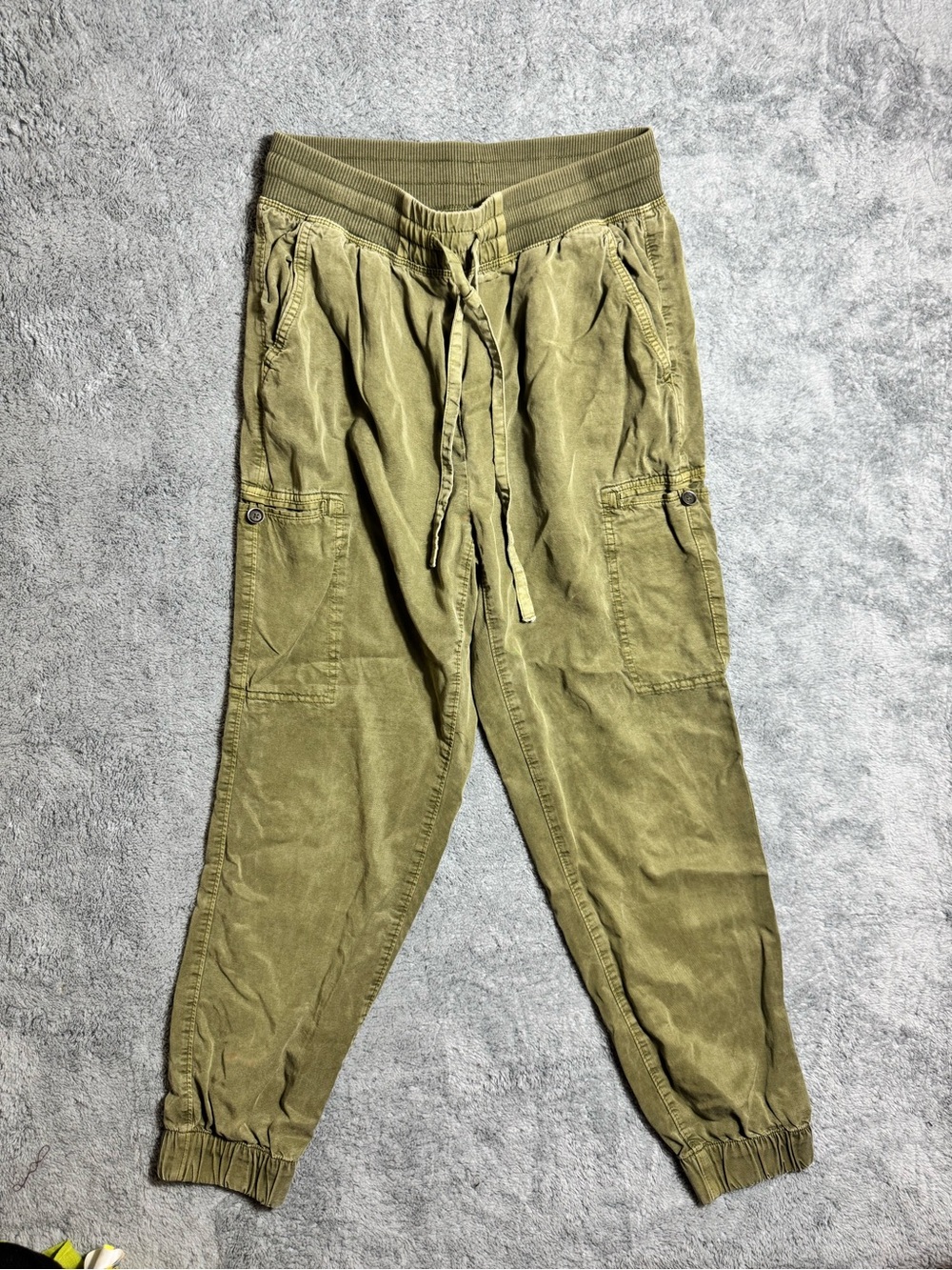 aerie Women’s Olive Green Cargo Jogger Pants Small utility grunge gorpcore